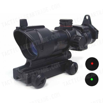 ACOG Type 1x30 Red/Green Dot Sight Scope w/QD Suitable For Any 11 & 20mm Mount