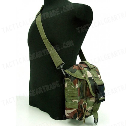 Molle Shoulder Bag Tools Mag Drop Pouch Camo Woodland