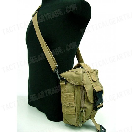 Molle Shoulder Bag Tools Mag Drop Pouch Coyote Brown