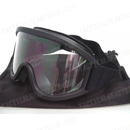 Airsoft X500 SWAT Tactical Goggle Glasses GX2000 Black