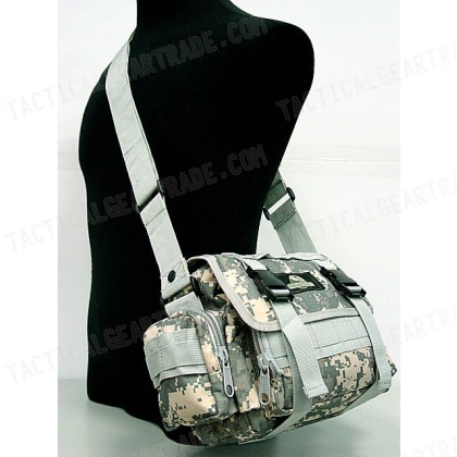 Molle Utility Shoulder Waist Pouch Bag L Digital ACU Camo