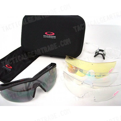 Guarder C2 Airsoft Shooting Glasses w/4 Set UV Lens