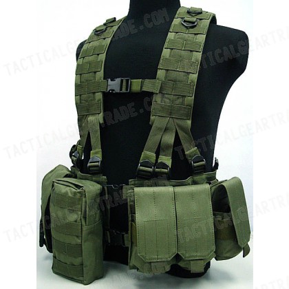 US Army Delta Elite Seal Molle Hydration Vest OD