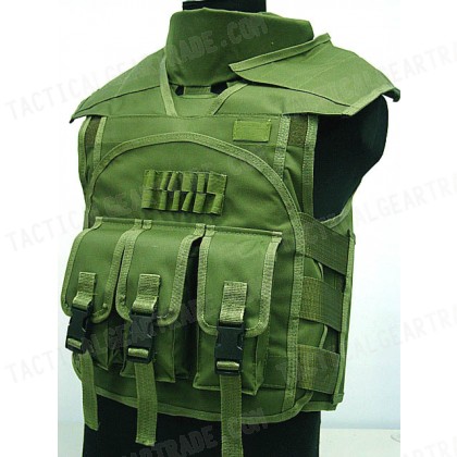 Airsoft Paintball Tactical Combat Assault Vest OD