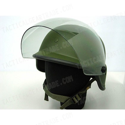 M88 PASGT Replica Helmet w/ Visor OD