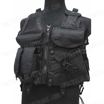 USMC Hunting Combat Tactical Vest Type B Black