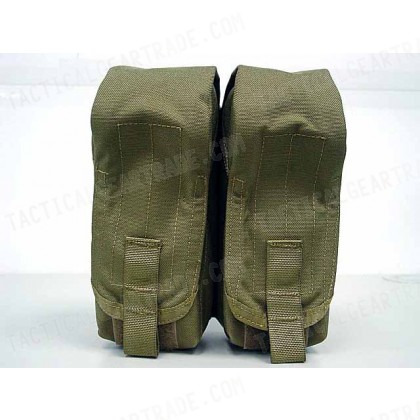 Flyye 1000D Molle Double AK Magazine Pouch Khaki