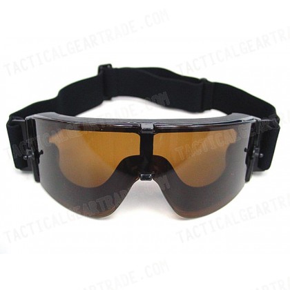 USMC Airsoft X800 Tactical Goggle Glasses GX1000 Brown