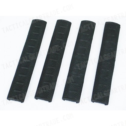 APS KAC Rubber RIS RAS Rail Cover Panel 4pcs Set Black