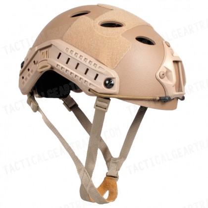 Airsoft FAST Carbon Style Helmet Tan