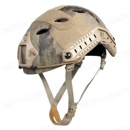 Airsoft FAST Carbon Style Helmet A-TACS Camo