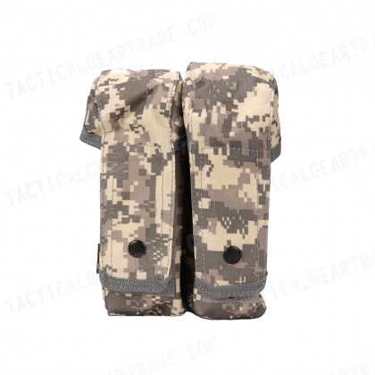 Airsoft Molle Double AK Magazine Pouch Digital ACU Camo