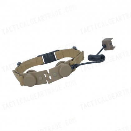 Z Tactical Throat Mic for Bowman EVO III Headset Tan - Z045