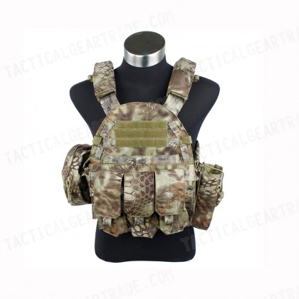 G TMC 6094 style Plate Carrier w 3 pouches ( MAD )