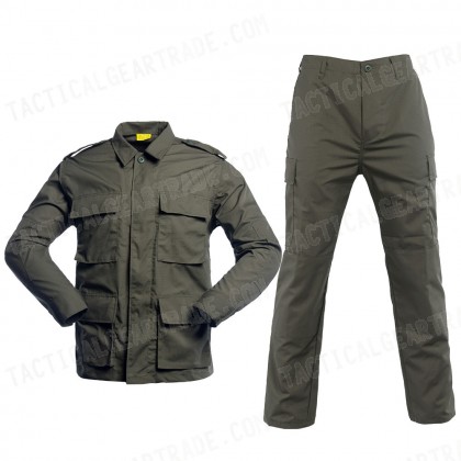 USMC US ARMY Camouflage Uniform Military Olive Drab OD BDU Uniform Shirt Pants