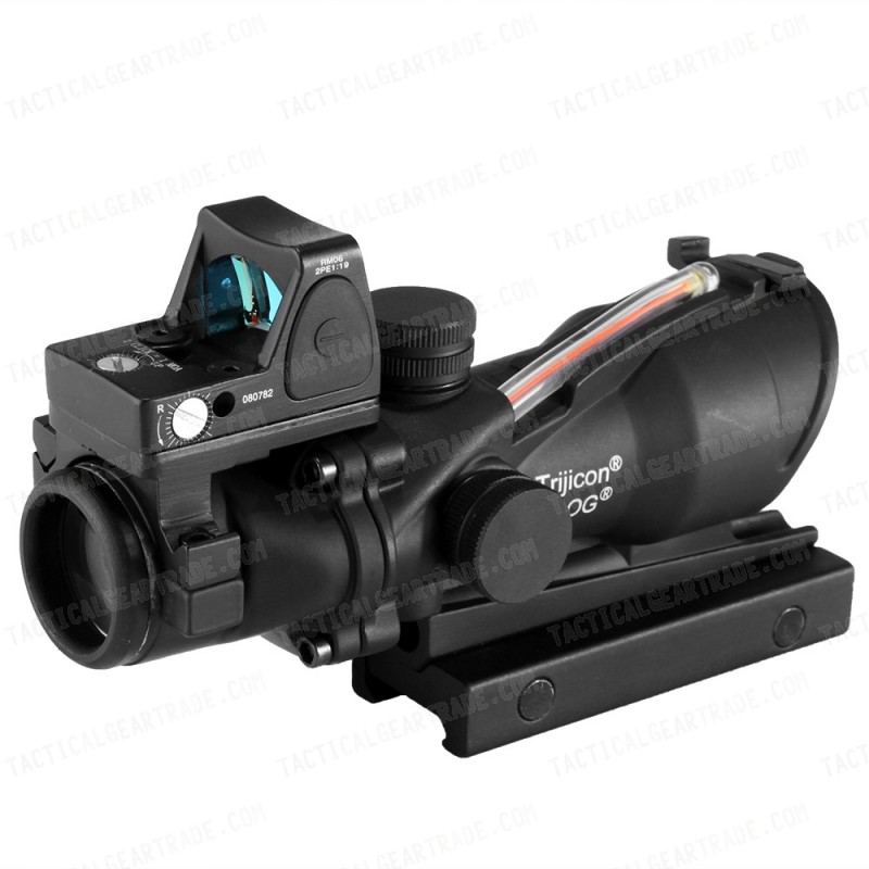 ACOG Type TA01NSN 4x32 Cross Sight Scope with Red Dot Sight RMR Type