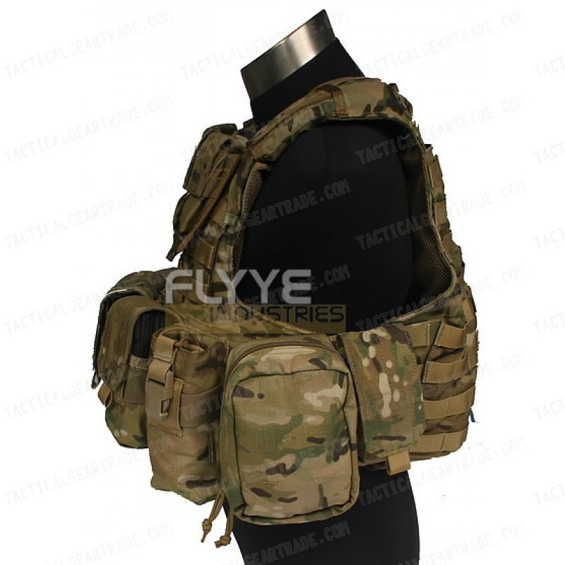 Flyye Force Recon Vest with Pouch Set Ver.Land