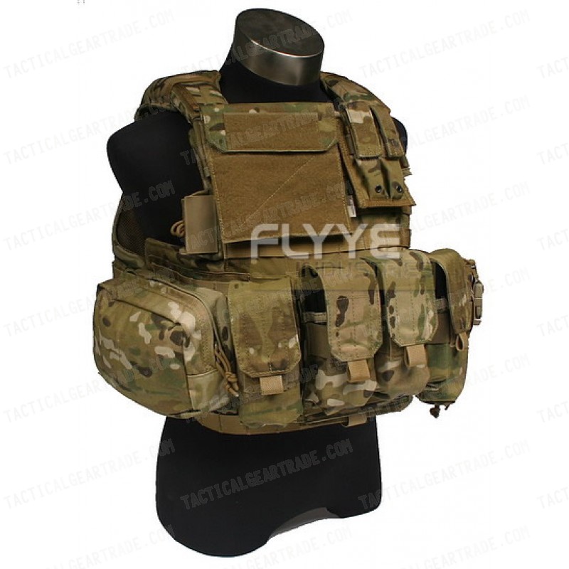 Flyye Force Recon Vest with Pouch Set Ver.Land