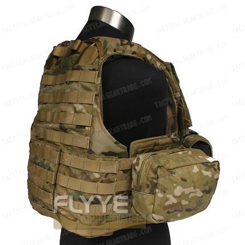 Flyye Force Recon Vest with Pouch Set Ver.Land