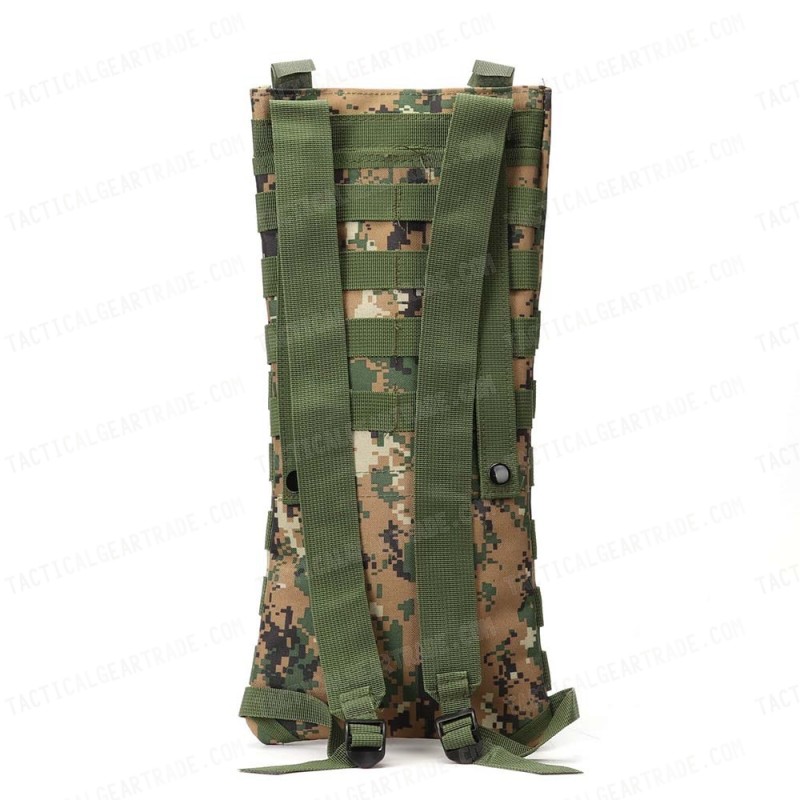 Molle 3L Hydration Water Backpack Digital Camo Woodland