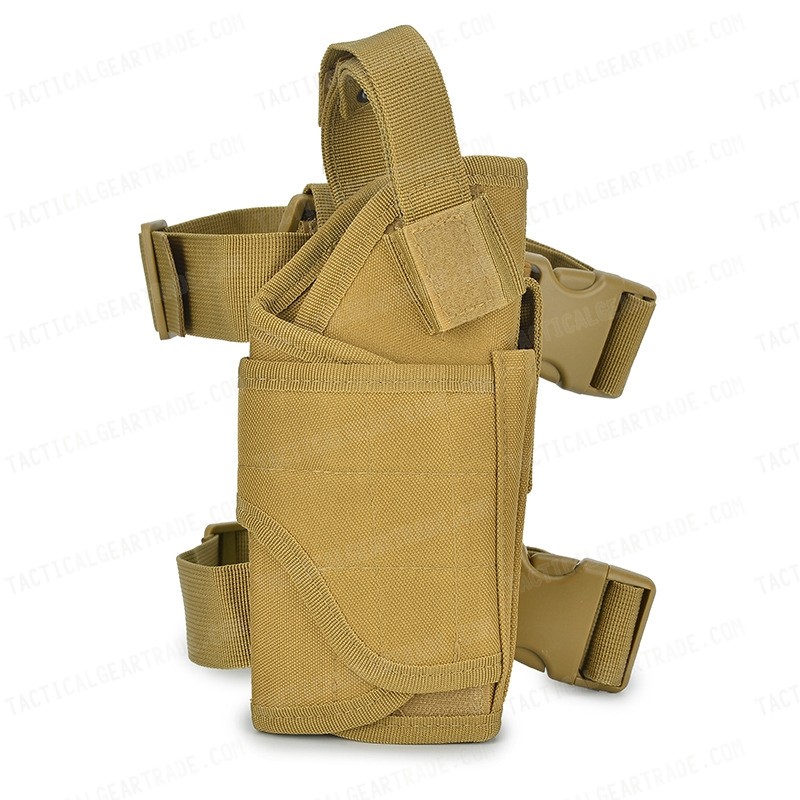 Tornado Drop Leg Thigh Pistol RH Holster Coyote Brown