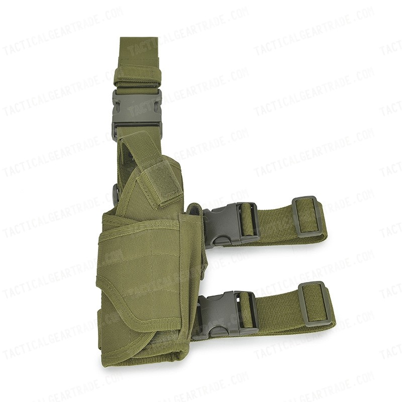 Tornado Drop Leg Thigh Pistol RH Holster OD