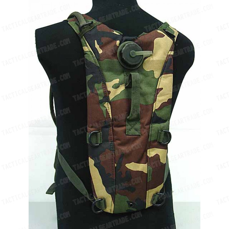 US Army 3L Hydration Water Backpack Camo Woodland