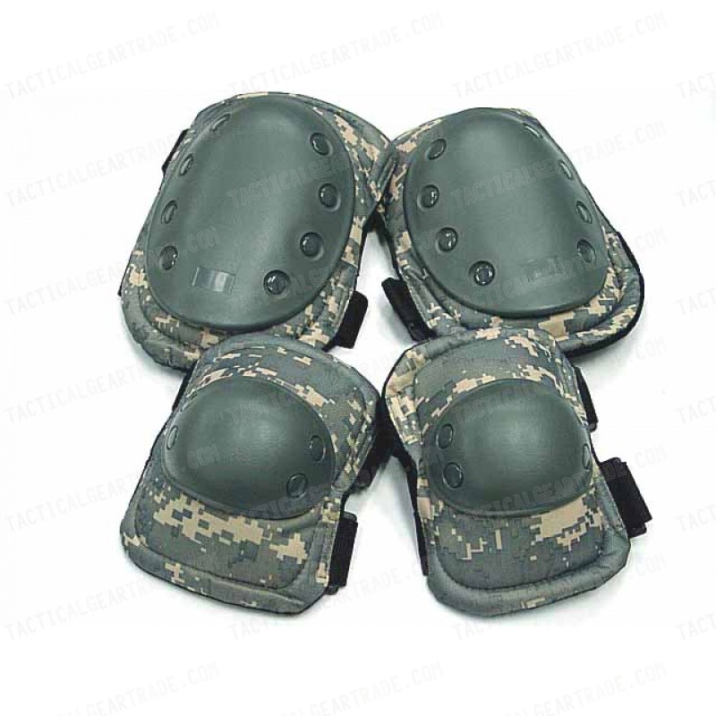 Tactical Knee & Elbow Pads Digital ACU Camo