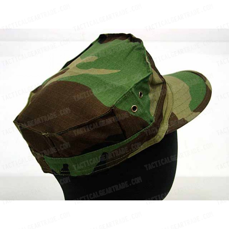 Cadet Patrol Hat Cap Woodland Camo