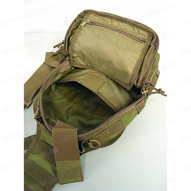 Tactical Utility Gear Shoulder Sling Bag Coyote Brown M