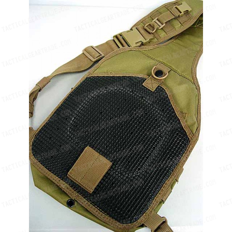 Tactical Utility Gear Shoulder Sling Bag Coyote Brown M
