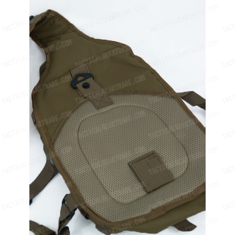 Tactical Utility Gear Sling Bag Backpack Coyote Brown L