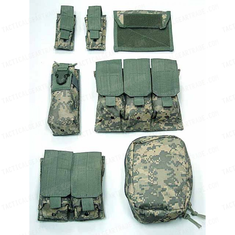 Molle Combat Strike Plate Carrier CIRAS Vest Digital ACU Camo