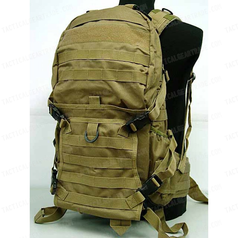 Tactical Molle Patrol Rifle Gear Backpack Coyote Brown