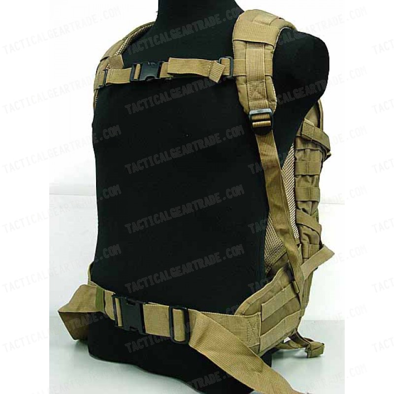 Tactical Molle Patrol Rifle Gear Backpack Coyote Brown