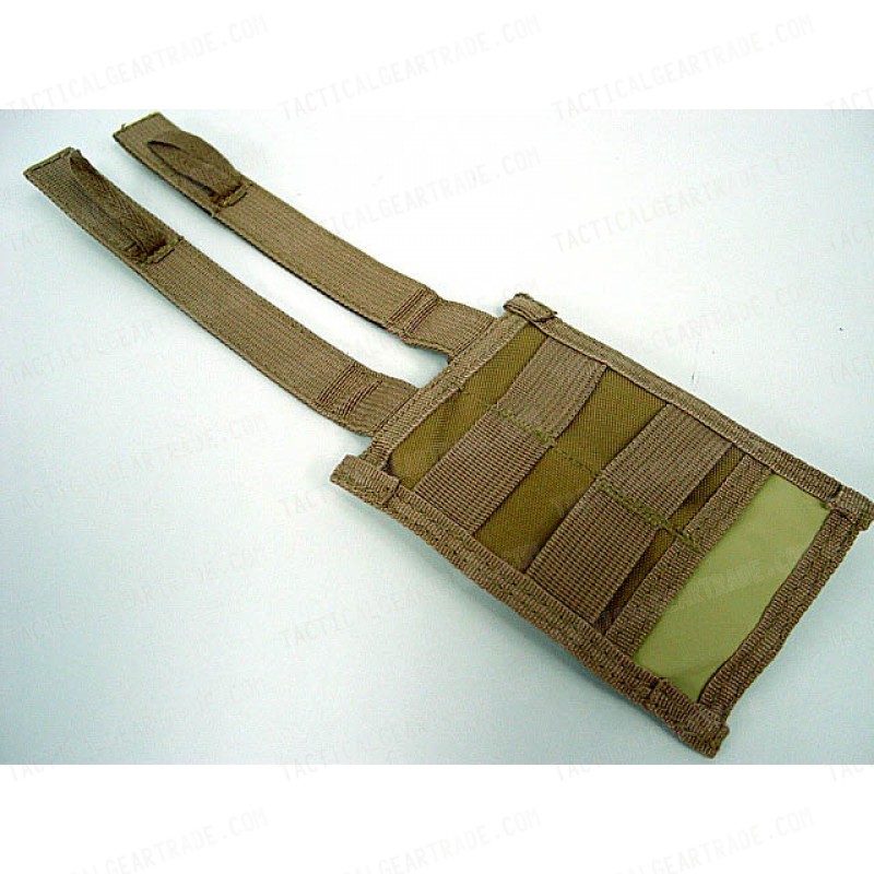 Molle Double Pistol Magazine Pouch Coyote Brown