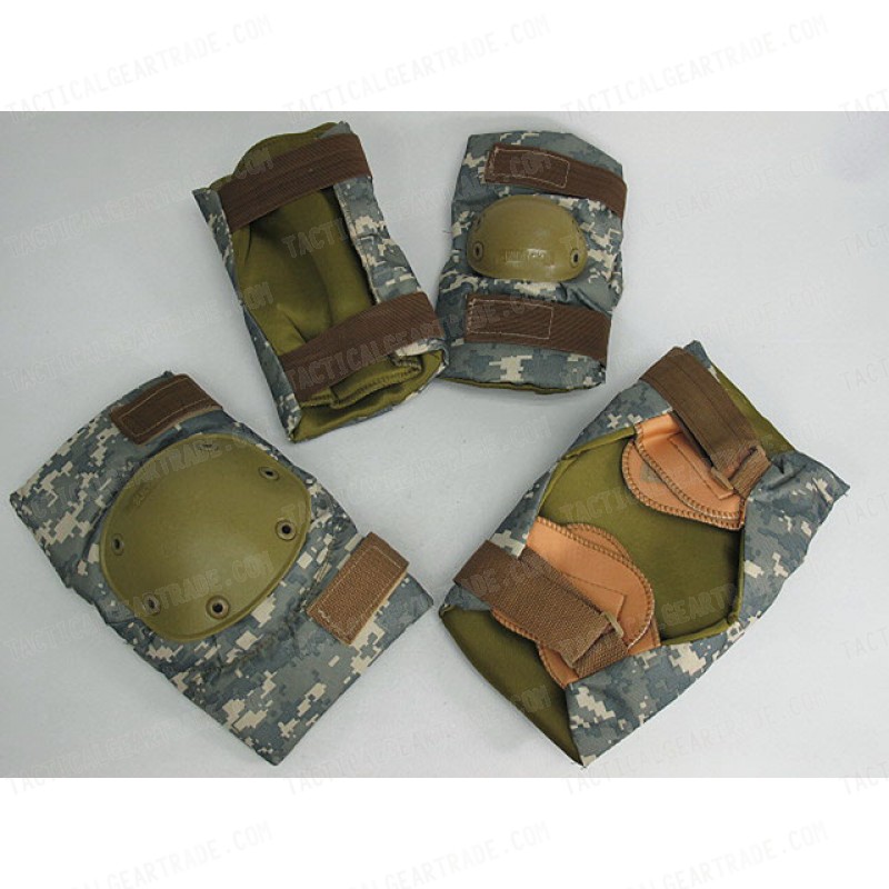 SWAT Special Force Knee & Elbow Pads Digital ACU Camo