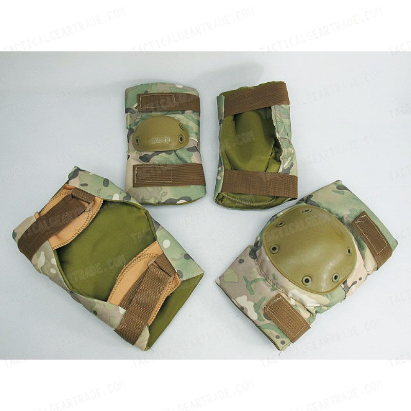 SWAT Special Force Knee & Elbow Pads Multi Camo