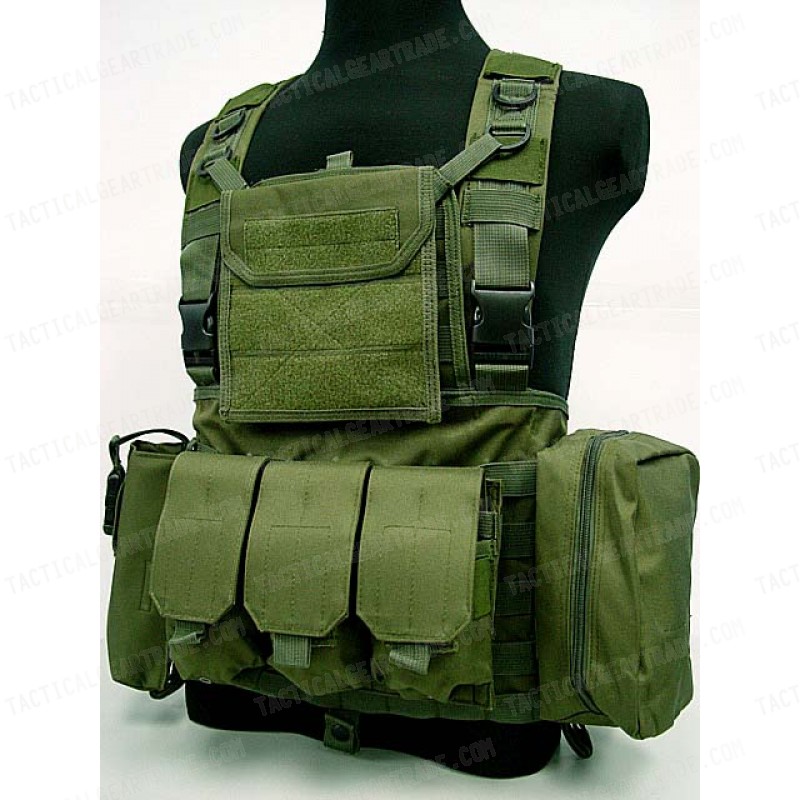 FSBE LBV Load Bearing Molle Assault Vest OD