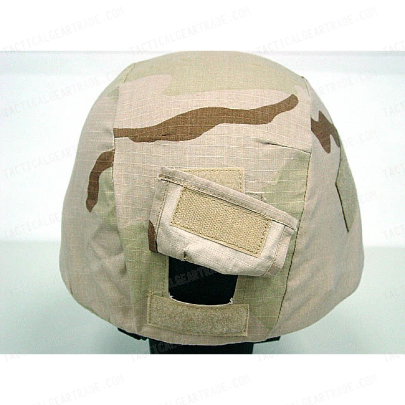 USGI MICH TC-2000 ACH Helmet Cover Desert Camo #A