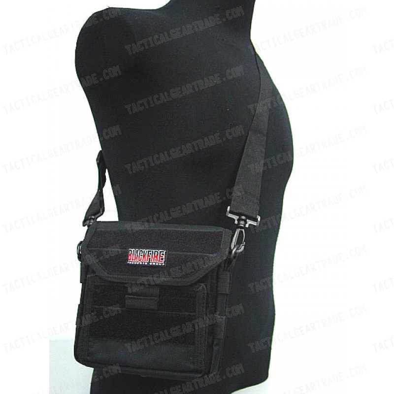 Molle Combat Admin Map ID Pouch Sling Bag Black