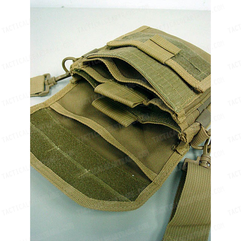 Molle Combat Admin Map ID Pouch Sling Bag Coyote Brown