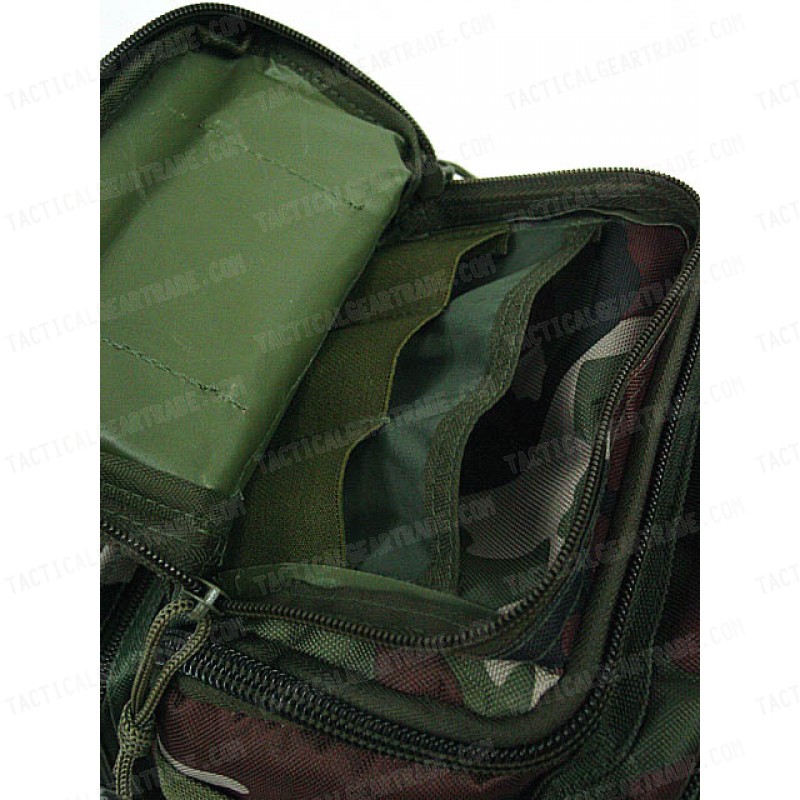 Multi Purpose Molle Gear Shoulder Bag Camo Woodland