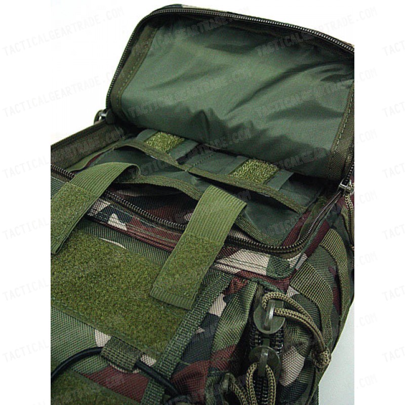 Multi Purpose Molle Gear Shoulder Bag Camo Woodland