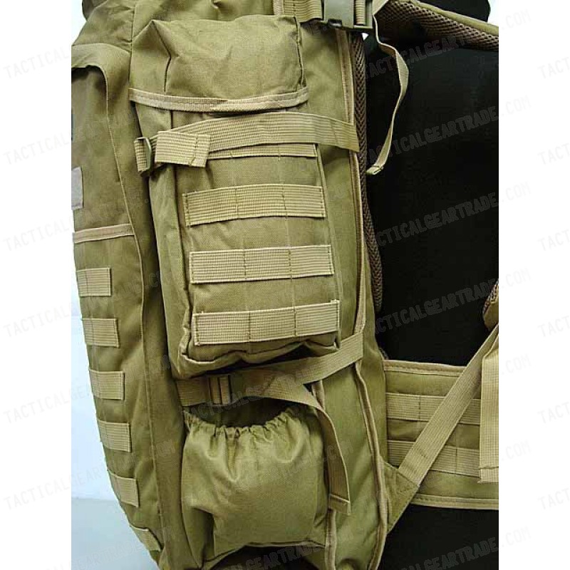 9.11 Tactical Full Gear Rifle Combo Backpack Coyote Brown