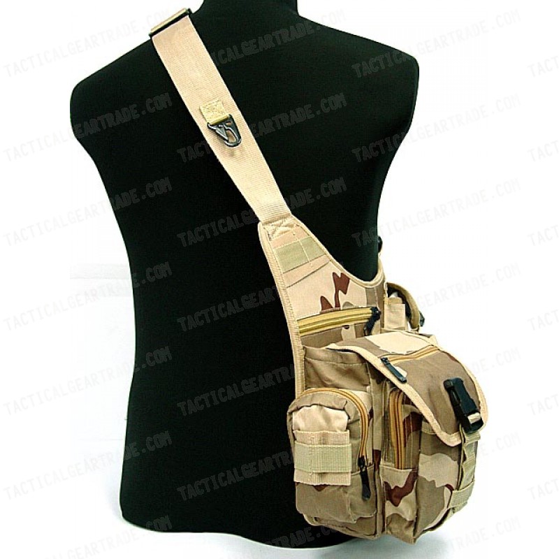 Military Universal Utility Shoulder Bag Desert Camo