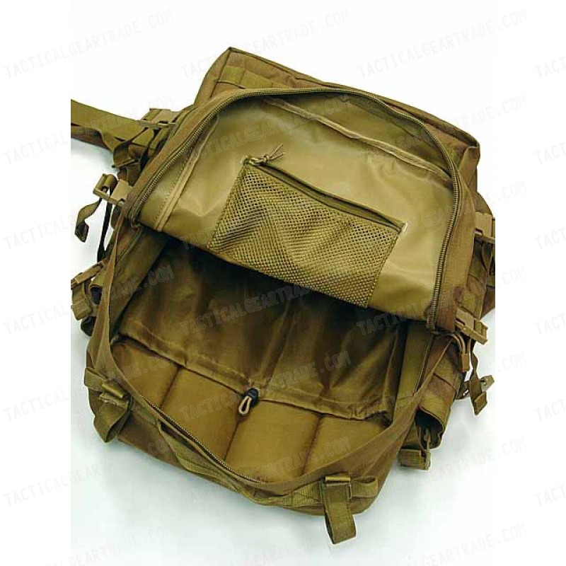 Tactical Molle Large Assault Gear Medical Backpack Coyote Brown