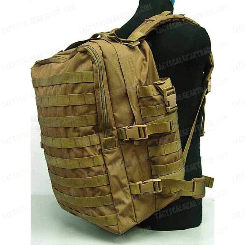 Tactical Molle Large Assault Gear Medical Backpack Coyote Brown