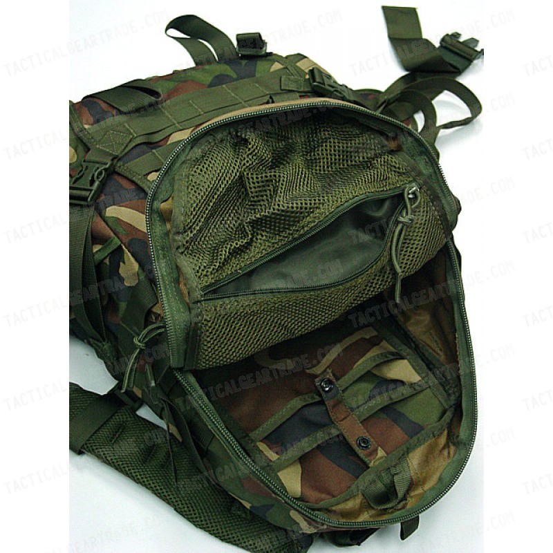 Molle Patrol Series Rifle Gear Backpack Camo Woodland