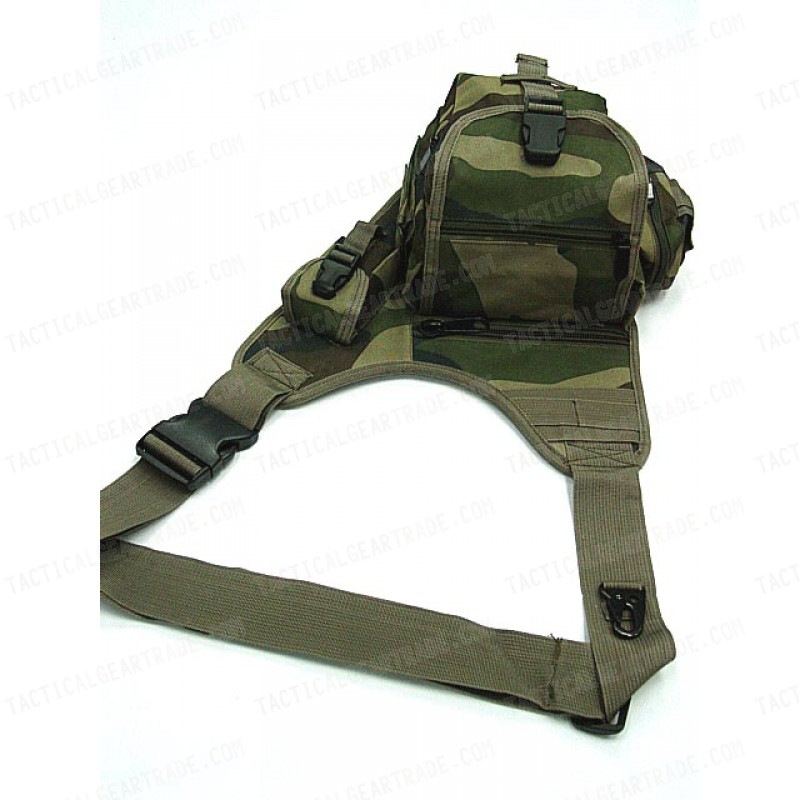 Military Universal Utility Shoulder Bag Camo Woodland